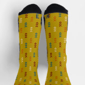 Chaussette Chaussettes Motifs de la flèche d'été ethnique de  (Haut)