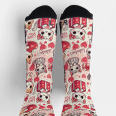 Chaussette Chaussettes Motifs de la Saint-Valentin (Haut)