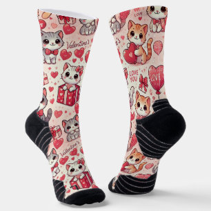 Chaussette Chaussettes Motifs de la Saint-Valentin