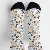 Chaussette Chaussettes Motifs de soccer Egghead (Haut)