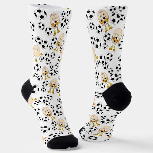 Chaussette Chaussettes Motifs de soccer Egghead (Angulaire)