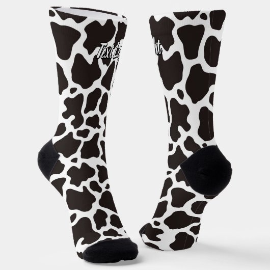 Chaussette Chaussettes Motifs de vache (Angulaire)