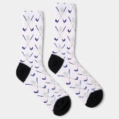 Chaussette Chaussettes Motifs des clubs de golf de la Marine (Droite)