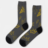 Chaussette Chaussettes motifs dessinées à la main (Gauche)