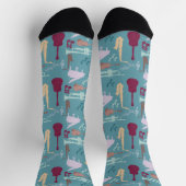 Chaussette Chaussettes Motifs d'instruments de musique (Haut)