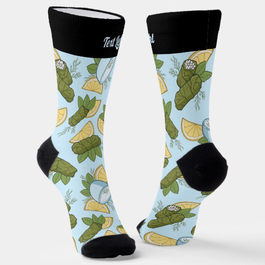 Chaussette Chaussettes Motifs Dolmadakia (Angulaire)