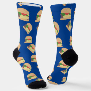 Chaussette Chaussettes Motifs du restaurant Burger Party