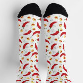 Chaussette Chaussettes Motifs élégantes Red Chile (Haut)