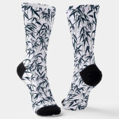 Chaussette Chaussettes Motifs en bambou noir (Angulaire)