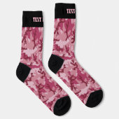 Chaussette Chaussettes Motifs en camouflage rose (Droite)