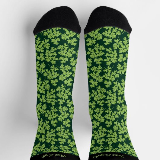 Chaussette Chaussettes Motifs en persil (Haut)
