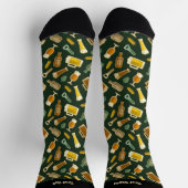 Chaussette Chaussettes Motifs Icônes Bières (Haut)