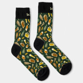 Chaussette Chaussettes Motifs Icônes Bières (Droite)