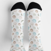 Chaussette Chaussettes Motifs Monogrammes OEufs de Pâques mig (Haut)