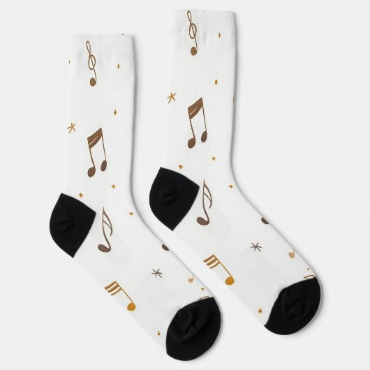 Chaussette Chaussettes motifs musicales (Droite)