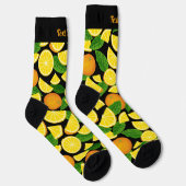 Chaussette Chaussettes Motifs orange (Droite)