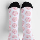 Chaussette Chaussettes Motifs Pink Pickleball (Haut)