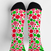 Chaussette Chaussettes Motifs Pois de pastèque (Haut)