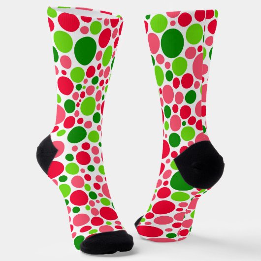 Chaussette Chaussettes Motifs Pois de pastèque (Angulaire)