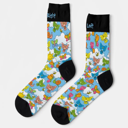 Chaussette Chaussettes Motifs pour bébés animaux (Gauche)
