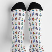Chaussette Chaussettes Motifs pour oiseaux caricaturales amus (Haut)