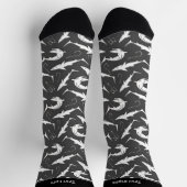 Chaussette Chaussettes Motifs pour requins et crochets (Haut)