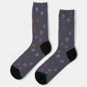 Chaussette Chaussettes Motifs pour yeux maléfiques (Gauche)