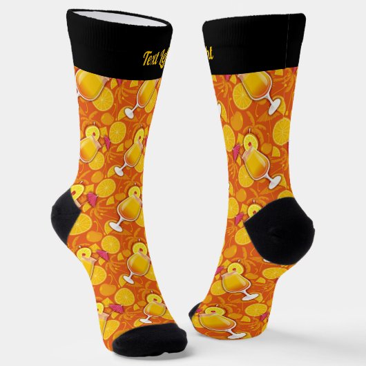 Chaussette Chaussettes Motifs Tequila Sunrise (Angulaire)