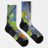 Chaussette Chaussettes Nénuphar en Fleurs (Droite)