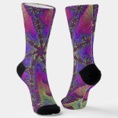 Chaussette Chaussettes Neon Fractal (Angulaire)