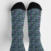 Chaussette Chaussettes Neuroart en Verre Cathédrale avec Impr (Haut)
