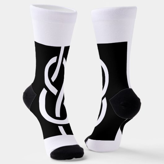 Chaussette Chaussettes - noir et blanc (Angulaire)