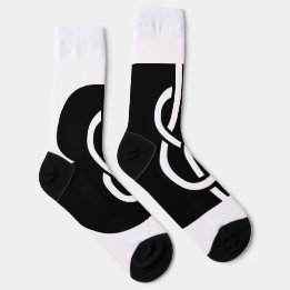 Chaussette Chaussettes - noir et blanc