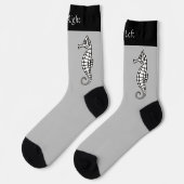 Chaussette Chaussettes noires de Seahorse (Gauche)