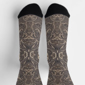 Chaussette Chaussettes noires Motifs gothiques (Haut)