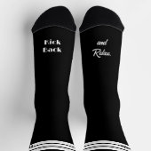 Chaussette Chaussettes noires pour l'heure de la sieste (Haut)