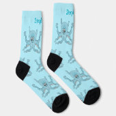 Chaussette Chaussettes Octopus Design (Droite)