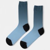 Chaussette Chaussettes Ombré bleu dégradé (Gauche)