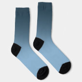 Chaussette Chaussettes Ombré bleu dégradé (Droite)