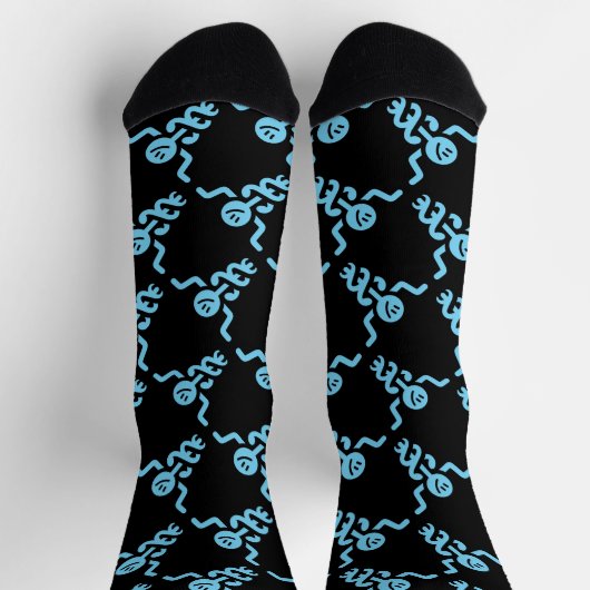 Chaussette Chaussettes OOP (bleu) (Haut)