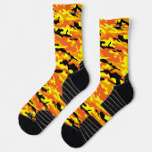 Chaussette Chaussettes Orange Crazy Camouflage (Gauche)