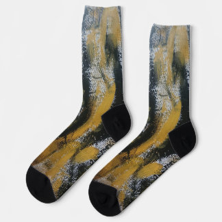 Chaussette Chaussettes orange et noires