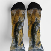 Chaussette Chaussettes orange et noires (Haut)
