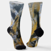 Chaussette Chaussettes orange et noires (Angulaire)