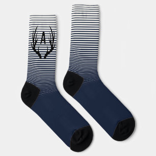 Chaussette Chaussettes Papa Début Cerf Bois de Cerf Équipage