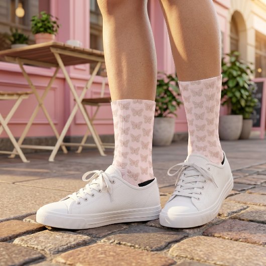 Chaussette Chaussettes Papillon