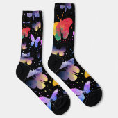Chaussette Chaussettes papillon colorées (Droite)