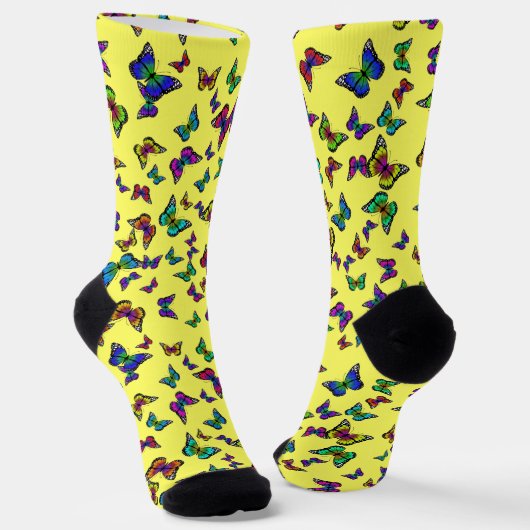 Chaussette Chaussettes papillon colorées (Angulaire)