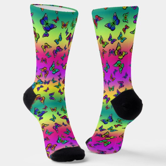 Chaussette Chaussettes Papillon Colorées (Angulaire)