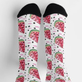 Chaussette chaussettes pastèque étoile (Haut)